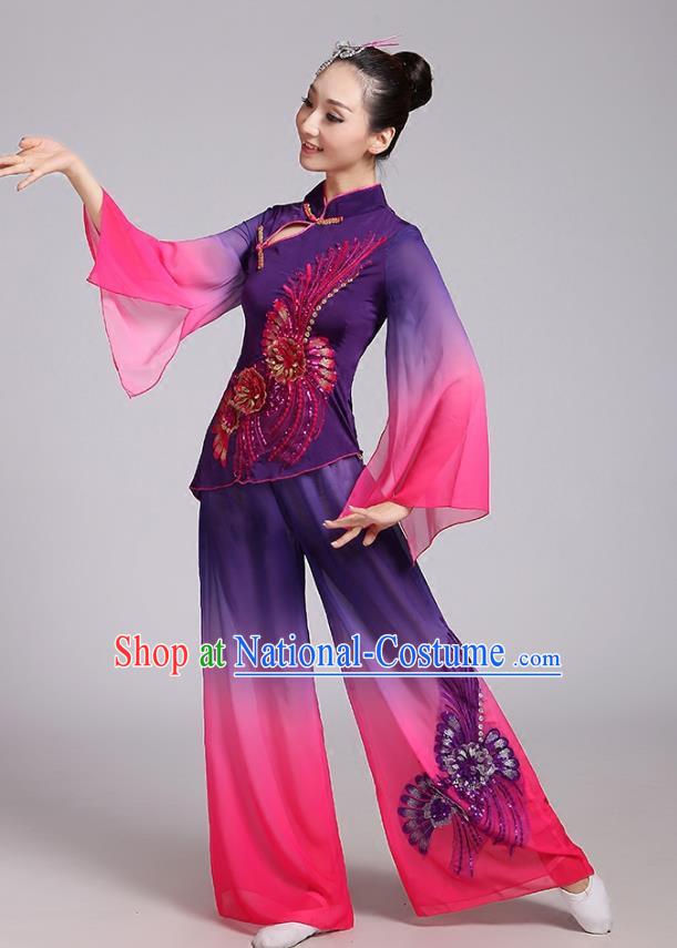 Classical Dance Dance Costume Middle Aged And Elderly Fan Dance Square Dance National Dance Performance Costume Yangko Costume Female