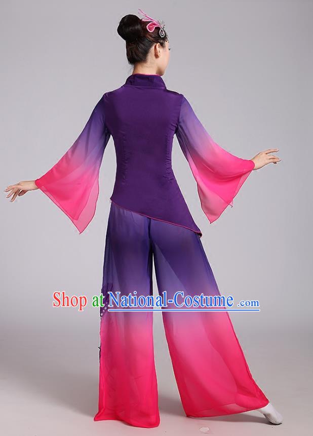 Classical Dance Dance Costume Middle Aged And Elderly Fan Dance Square Dance National Dance Performance Costume Yangko Costume Female