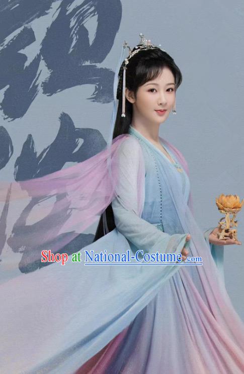 Xian Xia Drama Immortal Samsara Yan Dan Clothing Ancient China TV Series Goddess Costume Woman Hanfu Dress