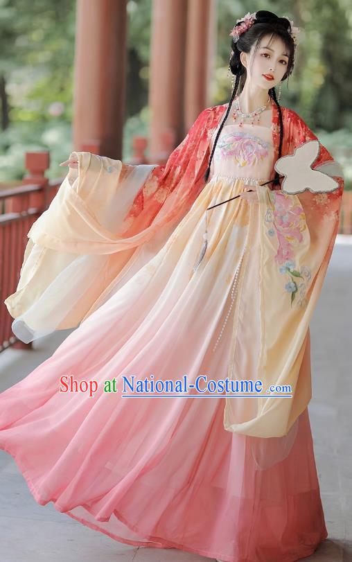 China Tang Dynasty Princess Clothing Traditional Hanfu Woman Costume Ancient Fairy Dresses