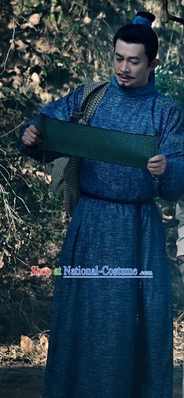 China Traditional Scholar Hanfu Clothing Ancient County Sheriff Costume TV Series Strange Tales of Tang Dynasty Su Wuming Robe