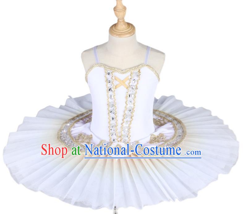 TUTU Skirt Ballet Dance Skirt Professional Opening Suspenders Performance Costume Stage Dress Female