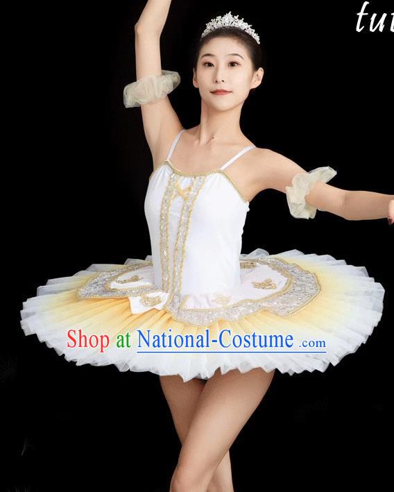 TUTU Skirt Ballet Dance Skirt Professional Opening Suspenders Performance Costume Stage Dress Female