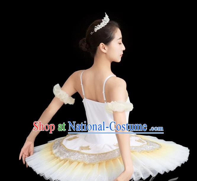 TUTU Skirt Ballet Dance Skirt Professional Opening Suspenders Performance Costume Stage Dress Female