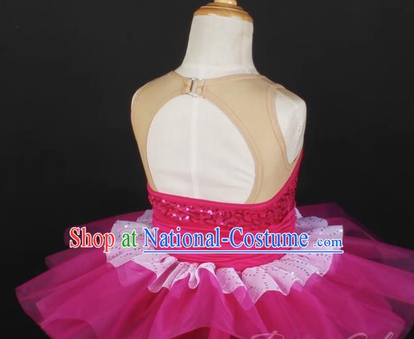 Children Gauze Skirt Sequined Stage Costume Ballet Dance Costume Performance Costume