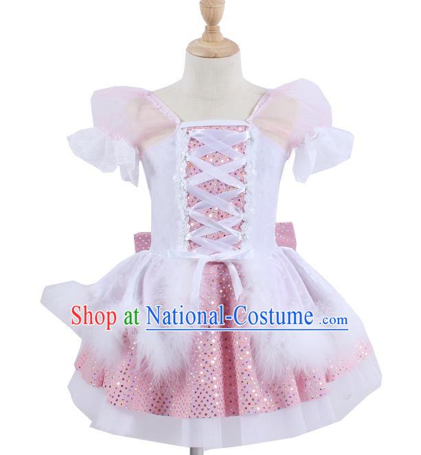 Children Spring And Autumn Ballet Dance Dress Cute Princess Dress Stage Dress Event Performance Costume