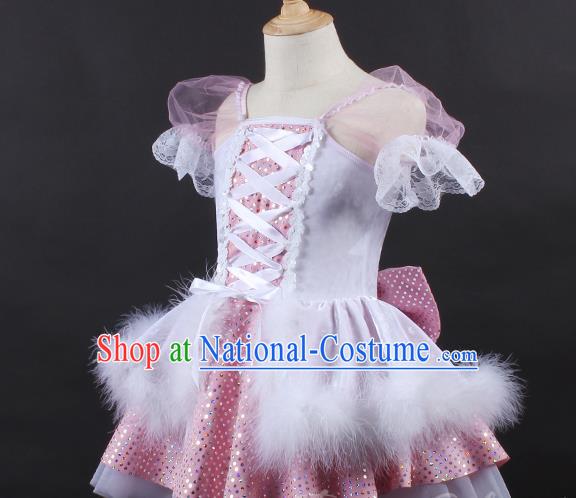 Children Spring And Autumn Ballet Dance Dress Cute Princess Dress Stage Dress Event Performance Costume