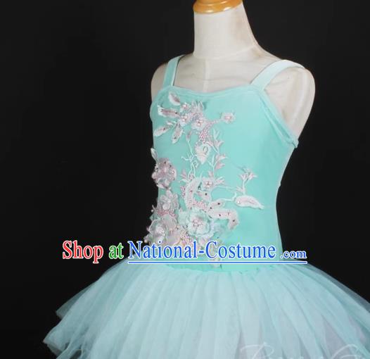 Children Girls Princess Dress Gauze Skirt Fluffy Performance Costume Performance Costume Stage Costume