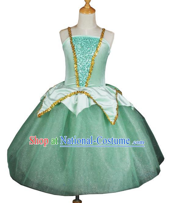 Children Spring And Summer Princess Dress Wedding Dress Fluffy Wonderful Fairy Western Style Costumes Stage Costumes