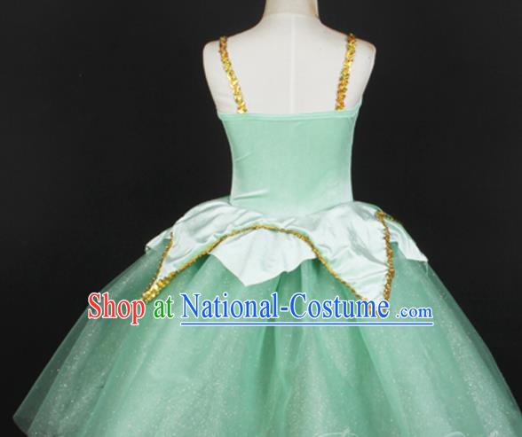 Children Spring And Summer Princess Dress Wedding Dress Fluffy Wonderful Fairy Western Style Costumes Stage Costumes