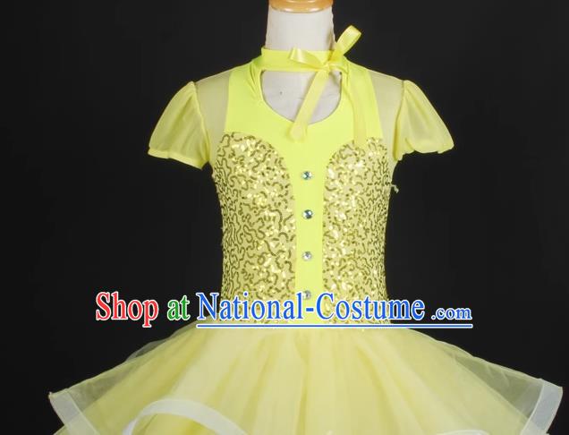 Children Ballet Dance Skirt Sequined Stage Costumes Performance Costumes Event Costumes