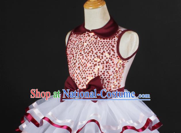 Children Girls Ballet Dance Skirt Pettiskirt Performance Costume Stage Costume