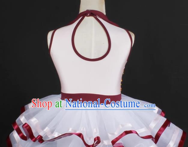 Children Girls Ballet Dance Skirt Pettiskirt Performance Costume Stage Costume