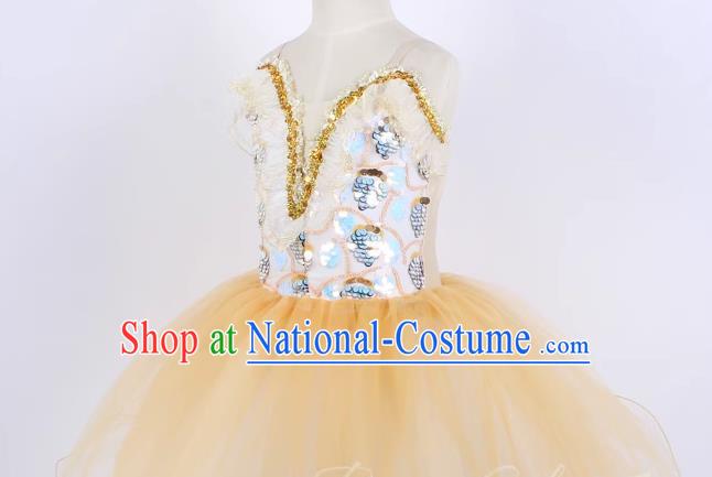 Children Girl Gauze Skirt Tutu Skirt Ballet Dance Dress Costume Stage Costume