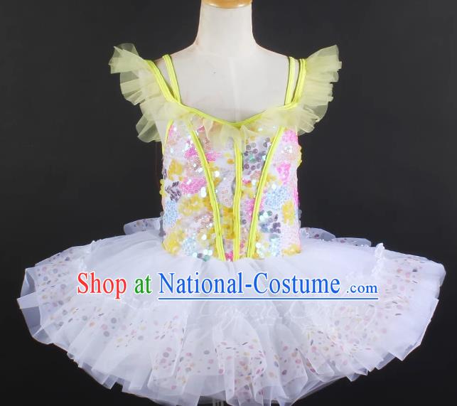 Children Girls Girls Tutu Skirt Princess Skirt Gauze Skirt Stage Costume Performance Costume Performance Costume