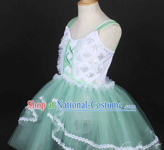 Children Princess Dress Suspenders Spring And Summer Dance Skirt Stage Costume Performance Costume