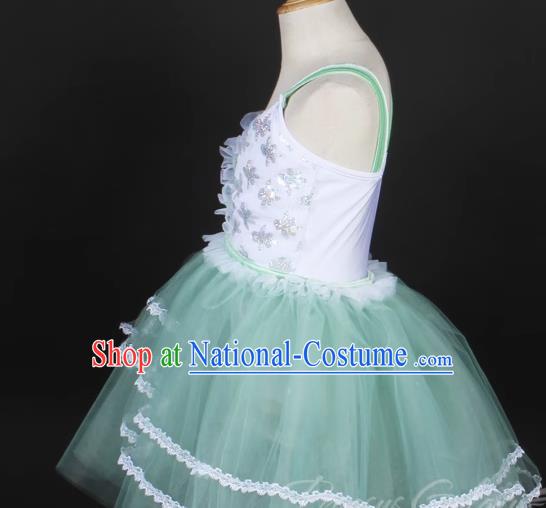 Children Princess Dress Suspenders Spring And Summer Dance Skirt Stage Costume Performance Costume