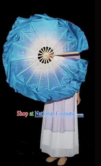 Chanting Lotus Dance Fan Round Fan Classical Dance Flower Fan In The Rain Special Art Test Twisting Northeast Big Yangko Fan