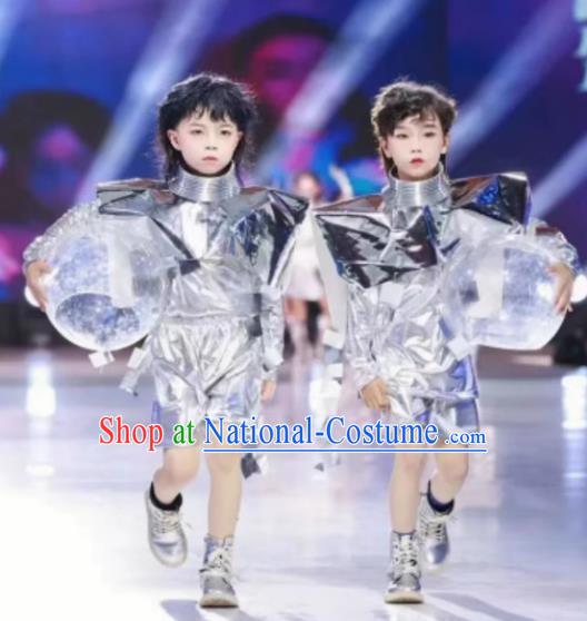 Boys Future Technological Sense Clothing Children Photo Studio Art Photos Trendy Children Catwalk Costumes