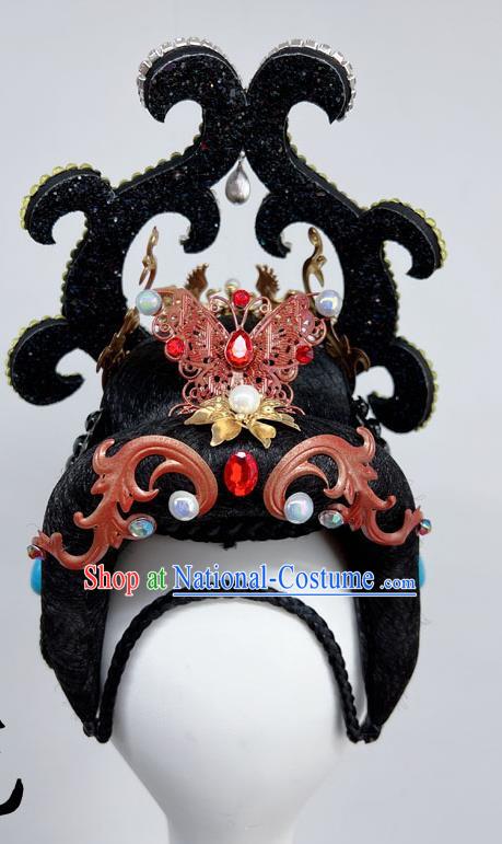 Classical Dunhuang Dance Head Plays A Performance Wig Hair Accessories Dream Back To Kucha Flying A Whole Set Of Hair Temples Ethnic Style