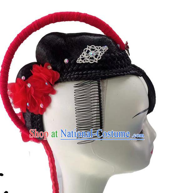 Chinese Classical Dance Headdress Taoli Cup Solo Dance Repertoire