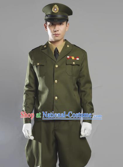 Republic Of China Performance Country Officer Zhang Lingfu Jacket Combat Uniform Suit