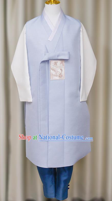 Korean Men Hanbok Groom Groomsman Wedding Dress Host