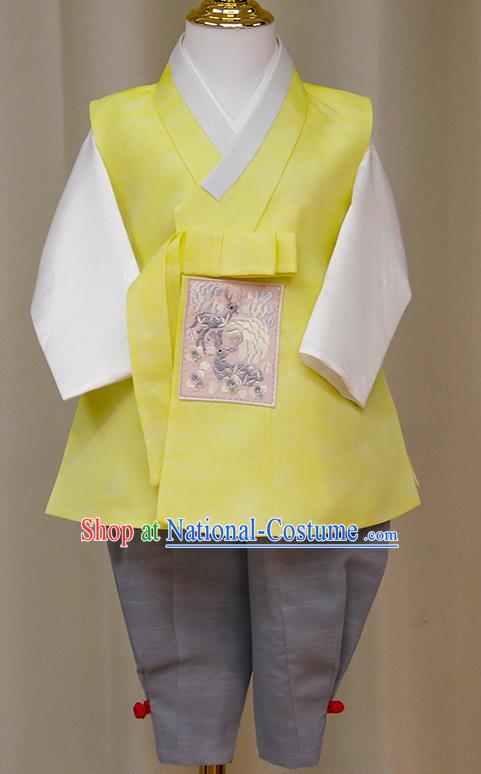 Korean Boy Hanbok 100 Day Birthday Party Performance Photography Clothing