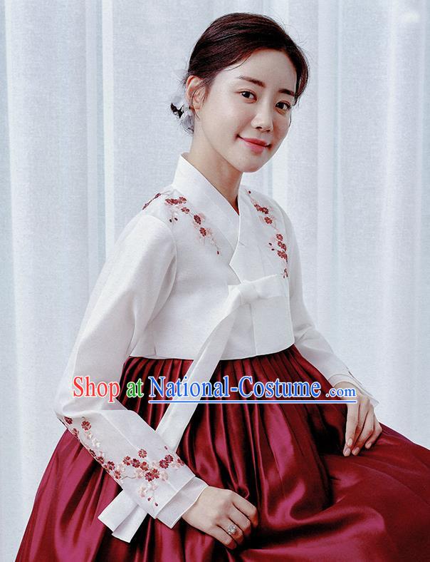 Korean Hanbok Wedding Bridal Performance Photography Dress