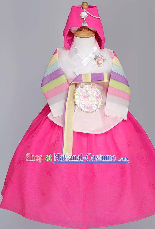 Children Hanbok Korean Girl Baby 100th Birthday Dress