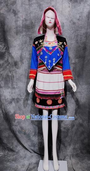 Traditional Costumes Of The Jinuo Ethnic Group Yunnan Minority Costumes