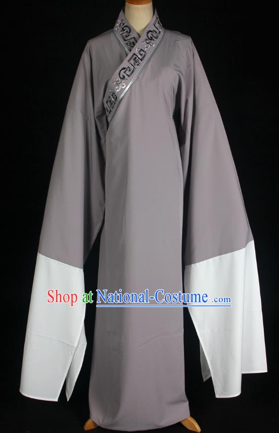 Gray Peking Opera Niche Clothes Poor Scholar Jacket Opera Costume Yue Opera Pearl Tower Bong Tang Huangmei Opera