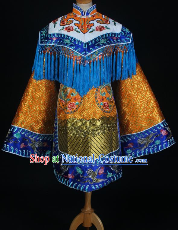 Bordered Female Boa Gold Embroidered Beijing Opera Opera Costume Ancient Costume Performance Film and Television Drama Performance Costume