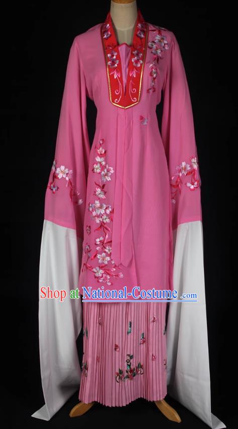 Pink Women Pair of Yue Opera Opera Costume Huadan Clothing Pair