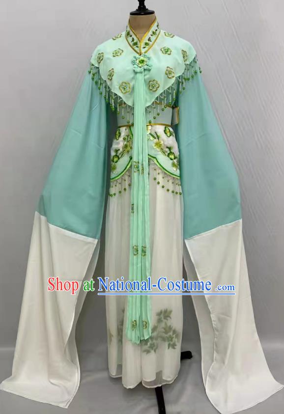 Green Lin Sister Huadan Clothing Daiyu Fang Yafen Version of Dream of Red Mansions New Huadan Yue Opera Costume Huangmei Play Water Sleeves