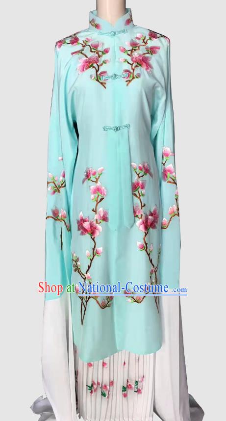 Light Blue Huadan Pairs Women Opera Costumes Gaosibao Fabric