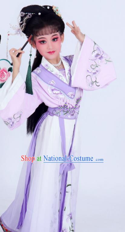 Huadan Clothing Red Silk Wrong Pomegranate Flower Pomegranate Moon Costume Performance Children Yue Opera Costumes