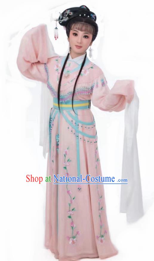 Pink Huadan Costume Yue Opera Miss Xiaodan Costume Chinese Style Ancient Costume