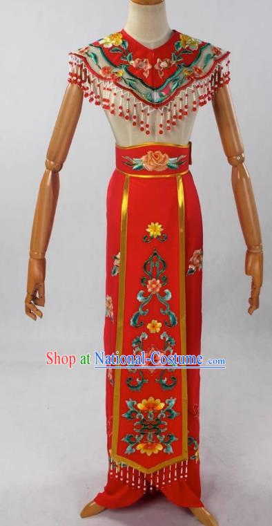 Red Cloud Shoulder Long Bag Skirt Belt Wearing Huadan Costume Female Lady Clothes Chinese Style Costume Ancient Costume