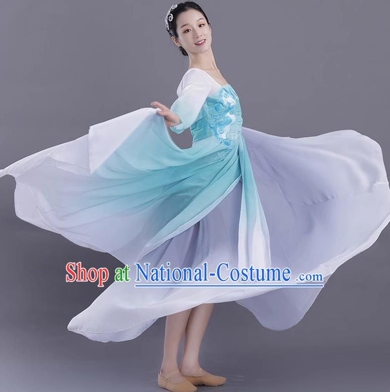 China Classical Dance Yaxu Female Group Dance Performance Clothing Elegant Self Cultivation Art Examination Performance Clothing