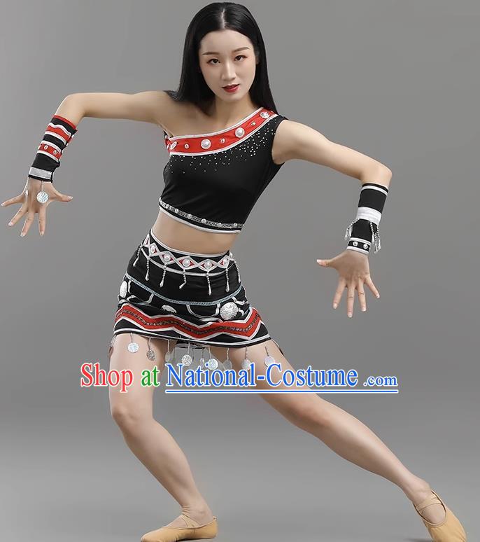 Ethnic Minority Performance Clothing Wa Dance Clothing Solo Dance Art Examination Clothing Female Self Cultivation Performance Clothing