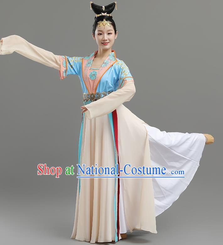 Dance Competition Art Examination Dance Feast Performance Costumes Han and Tang Dynasty Dress Dance Elegant Large Skirt Performance Costumes