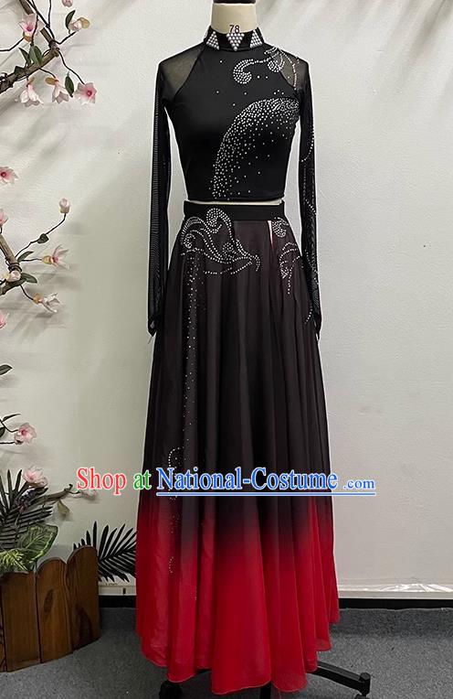 Female Huayao Dai Dance Costume Peacock Dance Big Swing Practice Skirt Practice Clothes Solo Dance Performance