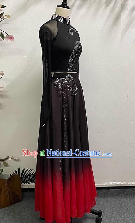 Female Huayao Dai Dance Costume Peacock Dance Big Swing Practice Skirt Practice Clothes Solo Dance Performance