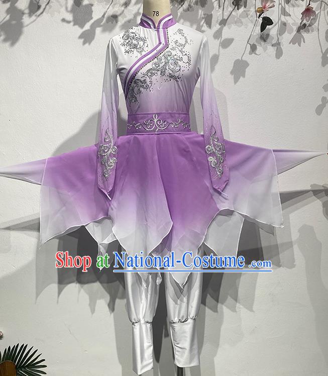 China Mongolian Dance Costume Performance Women National Wind Dance Costume Art Test Short Section Irregular Skirt Performance Costume