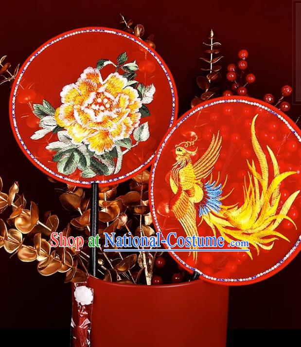 Bride Xi Fan Xiuhe Clothes Group Fan Marriage Wedding Group Fan Ancient Fan Marriage Fan Xizi Fan Chinese Style