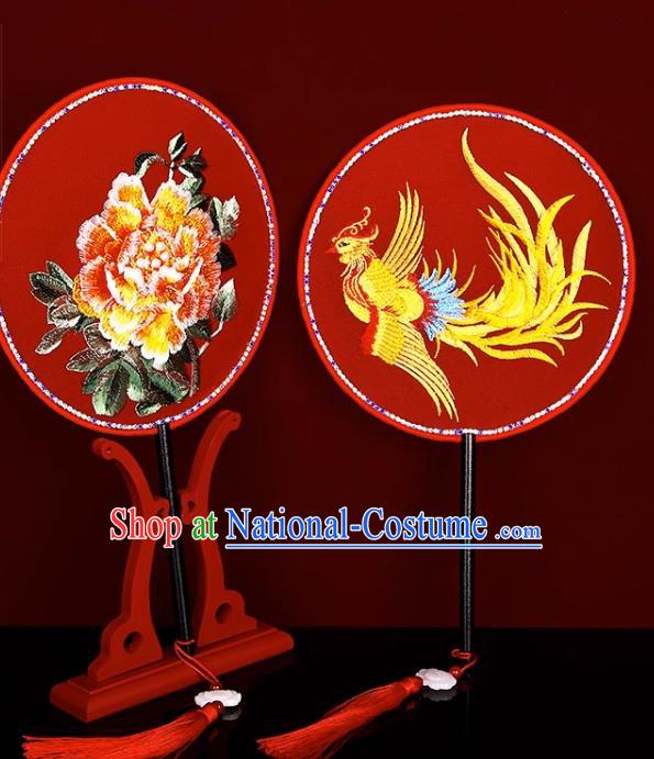 Bride Xi Fan Xiuhe Clothes Group Fan Marriage Wedding Group Fan Ancient Fan Marriage Fan Xizi Fan Chinese Style