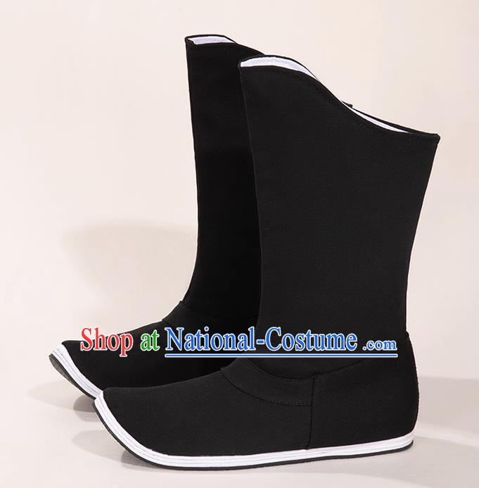 Men Ladies Soap Boots Hanfu High Toe Cloth Shoes