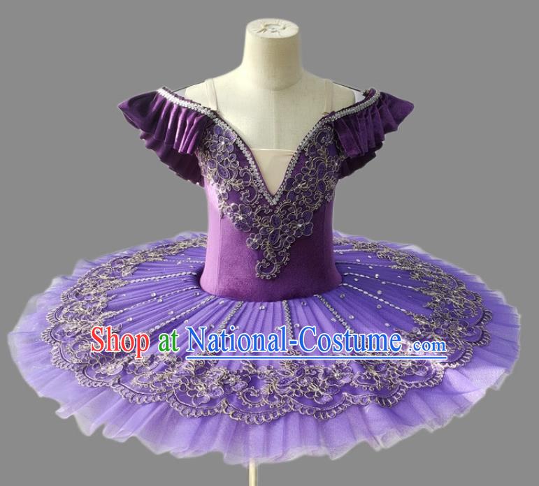 Children Ballet Performance Costumes TUTU Skirt Dance Gauze Skirt Girls Swan Lake Ballet Skirt Costumes