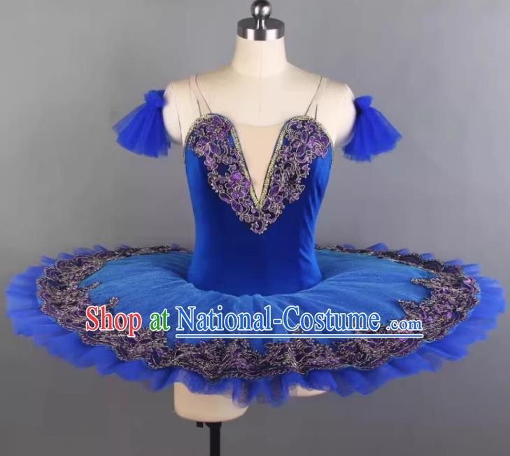 Children Ballet Skirt Female Adult Sleeping Beauty Costume Swan Lake TUTU Yarn Tutu Skirt Bluebird Performance Costume